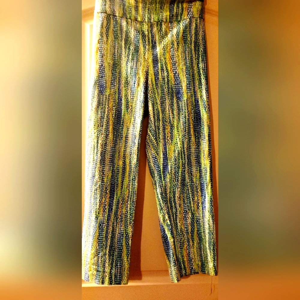 Ladies Snake Print Pull On Pants